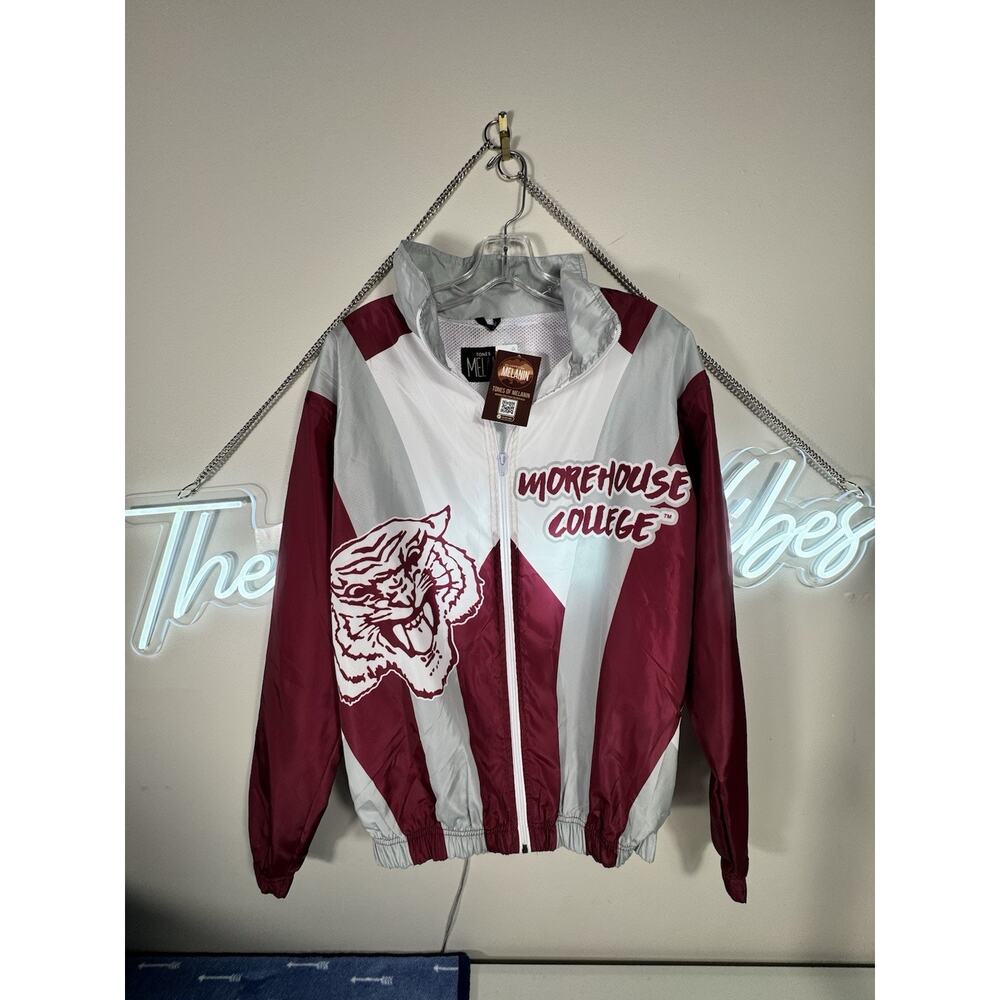 Tones of Melanin Morehouse College Windbreaker Jacket HBCU Gear Small NWT